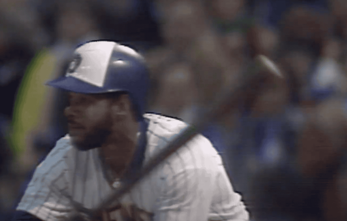 Image of Cecil Cooper, highlighting his impact on Brewers baseball.